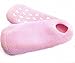 Makhry SPA Moisturizing Gel Socks with Vitamin E For Dry Cracked Heel Care Skin Repair Therapy Treatment Comfy Recovery Socks (Pink)