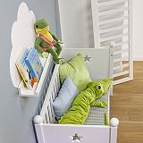 Wandtattoo Wolken passend für deine IKEA Ribba / Mosslanda / Mosslanda Bilderleisten (Farbe Weiß) – Babyzimmer Kinderregale - 5