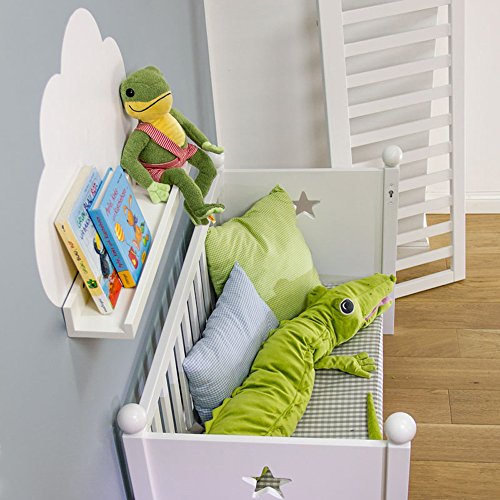 Wandtattoo Wolken passend für deine IKEA Ribba / Mosslanda / Mosslanda Bilderleisten (Farbe Weiß) – Babyzimmer Kinderregale - 5