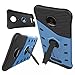 Produktbild Motorola Moto Z(2016) Hülle,TPU+PC Schutzhülle,Rüstung 360 degree rotation Hohe Qualität Schutzhülle Muster Anti-Scratch und Anti-Schock stoßfest Stoßdämpfend Spiegel Schutz Handy Hülle Schlank Zerklüftet Langlebig Case Back Cover Tasche mit Ständer Halterung Für Motorola Moto Z(2016) 5,5-Zoll[Blau]