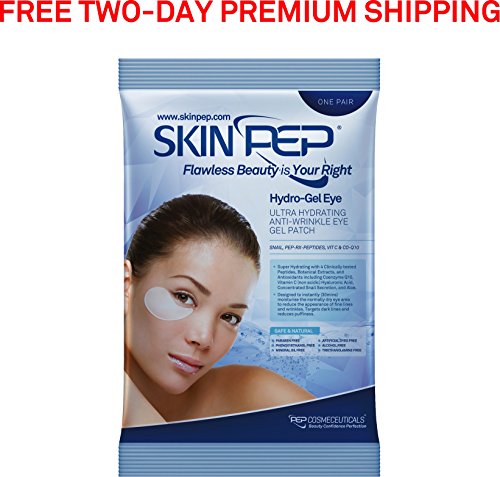 SkinPep Hydro Gel Eye patch +  Collagen Eye Mask + Masks Sheet Patch + Anti Ageing Ageing + Remove Bags + Dark Circles + Skincare + Anti Wrinkle + Moisturising + Hydrating  - SkinPep Best Choice For Premium Quality Eye patch.