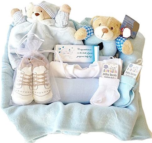 New Arrivals Hamper: Baby Boy Gift Boxed