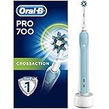 Oral-B PRO 700 CrossAction - Cepillo de dientes eléctrico recargable con tecnología Braun