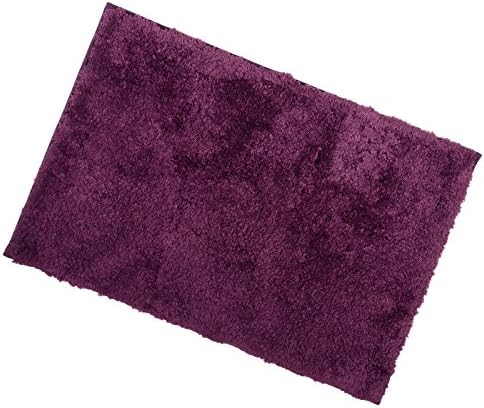 Lavender Soft Tufted Microfibre Bathroom Shower Bath Mat Rug Non-Slip Back 40x60cm