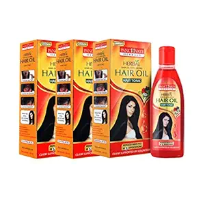 Panchvati Herbals Hair Oil Promotes thick, healthy and shining hair. Controls thinning of hair Supports Hair Growth Pack of 3, 300 ml