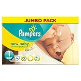 Pampers New Baby Size 1 Nappies 74 Pieces