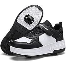 Scarpe Con Rotelle 2 In 1 Per Bambini - Trasformabili In Sneakers Per Skate E Divertimento