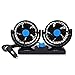 Produktbild 12V Mini Electric Car Fan Low Noise Sommer Auto Klimagerät 360 Grad schwenkbares 2 Gänge einstellbar Auto Ventilator, Ventilator