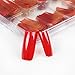 Fashion Gallery 100Pc French False Acrylic Nail Tips Art Wine Red