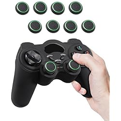 Fosmon (4 parejas / 8 Contar) Analog Controller silicona Palo Grips Cap Joystick Thumb Stick funda para PS4, PS3, Xbox One, y Xbox 360 - Fosmon empaquetado