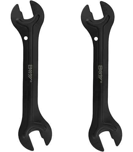 TNSLAND 3 Pezzi Chiavi per Bici 17mm 18mm 19mm, Set di Chiavi Coniche per Bicicletta, Strumento per la Riparazione di Biciclette