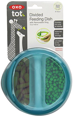 OXO Tot Divided Feeding Dish (Aqua)