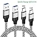 Price comparison product image For Samsung Galaxy A9 A8 2018 S10 S10E Plus A20E A50 A70 Charger Charging Cable 3A Fast/Quick Charge(QC) 3.0 USB Type C Lead For Motorola Moto G7 Play Power,Google Pixel 3 2 Xl,Phone Wire 1m 1m 2Pack