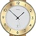 Produktbild Wanduhr mit Pendel Funk Holzrückwand Buche furniert Messingstäbe
