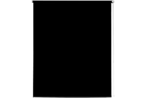 Thermal Blackout Blinds, Black 115cm (45.27"), 165cm Drop - Blackout Roller Blinds For Inside and Outside Recess Fitting - Window Blinds of Multiple Colours and Sizes by New Edge Blinds