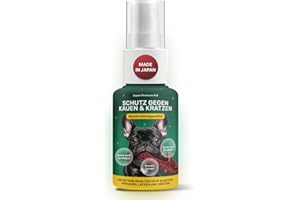 Japan Premium Hundeabwehrspray | Bitterspray Hund | Anti-Knabber Spray Hunde | Natürliches Trainingsspray für Hunde | Erziehungshilfen für Hunde | 100 ml Bitterspray Ohne Alkohol