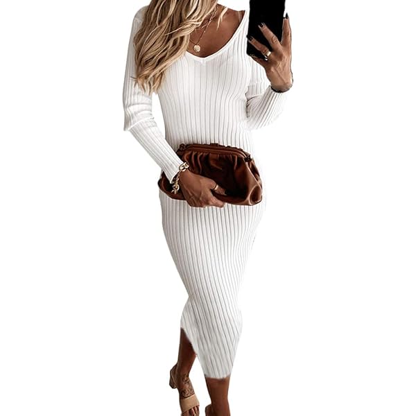 Pull Femme Léger Et Ample - Manches Longues - Coupe Tunic - Tissu Stretch - Coloris Uni - Printemps/automne - 6