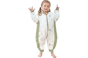TURMIN Gigoteuse pour bébé avec Jambes 2.5 Tog Gigoteuse Enfant Sac de Couchage en Coton Pur pour bébés et Enfants 24 Mois-3 Ans