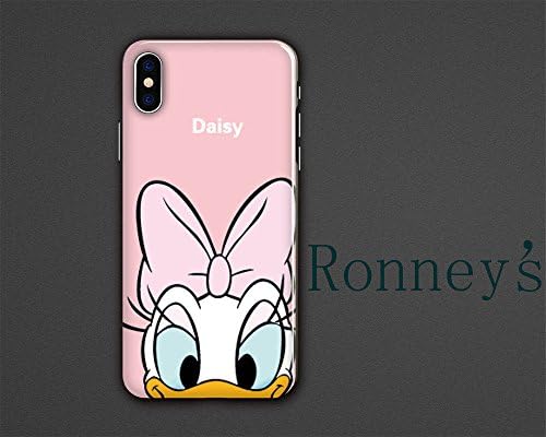 NEW Disney CARTOON CHARACTER BLACK TPU Case For Apple iPhone X DAISY DUCK