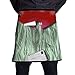 Produktbild Black Apron Half Short Aprons Love Mail Waist Apron with Pockets Kitchen Restaurant for Women Men Server