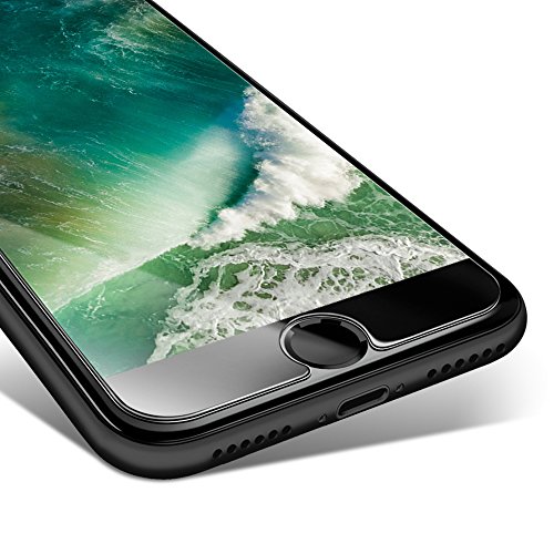 iPhone 7 Plus 8 Plus Protector de Pantalla Coolreall Cristal Templado para iPhone 7  8 Plus 9H Dureza Alta Definicion Transparente 0 25mm  3D Touch Compatibles 