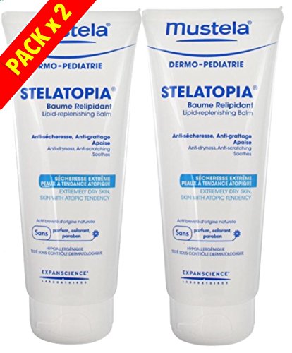 Mustela Stelatopia Lipid-Replenishing Balm - Pack 2 x 200ml