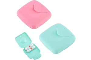 LARALILY Tampon Aufbewahrung 2 Stück,Binden Aufbewahrung Tragbare Damen-Aufbewahrungsbox Tampon Box Tampon Box für Unterwegs Tragbare Feminine Aufbewahrungsbox für Tampons und Kondome Zur Reiseaufbewahrung