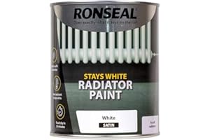 Ronseal One Coat Radiator Paint Satin 750ml White