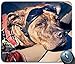 Price comparison product image Gaming Mousepads, Hunde-Look Amstaff Gläser 85949 Personalisierte Rechteck Mauspad, gedruckt rutschfeste Gummi komfortable maßgeschneiderte Computer-Mauspad