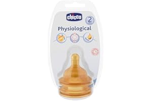 ARTSANA Chicco Tettarella Anticolica Fisiologica 0-2m+ Flusso Medio