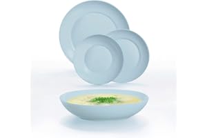 Luminarc Apy Paradise Azul Vajilla Opal Apto Microondas Apto Frigorífico Apilable