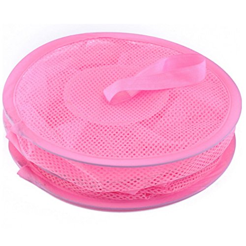 Bluelans® Mesh-hängender Speicher-Korb, 3 Tier zusammenklappbare Network hängend Aufbewahrungstasche für Spielzeug, kleine Kleidung usw. - 3