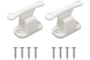 GmeDhc 2 Pezzi Fermaporta Camper Bianco, Gancio Fermaporta Camper, T Forma di Nylon Fermaporta, Kit di Fermo Supporto, per Porta Camper, per Camper, Roulotte, Armadietto