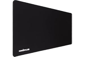 INNÔPLUS INNOPLUS tappetino gaming, tappetino mouse xxl 800 x 400 mm, black mousepad, tappetino per mouse, tappetino per mouse in gomma antiscivolo, tappetino per mouse impermeabile, per ufficio, casa e gioco