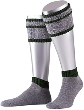 Lusana Herren Trachtenstrümpfe Modische Kurz-Loferl