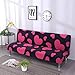 Produktbild Unbekannt SFT Stilvolle atmosphärische Sofa-Abdeckung, faltendes Sofabett-Sofabezug/Universal-All-Inclusive Keine Armrest Staubdichte Abdeckung,75-91in,Rosa