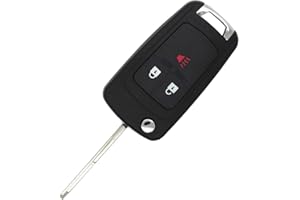 BROVACS Zamiennik etui na klucze kompatybilne z CHEVROLET Spark 3 przyciski bezkluczykowe wejście zdalne otwierane klucz obudowa Fob PG657GC