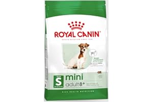 Royal Canin Mini Adult 8+ | 800 g | Aliment complet pour chiens âgés de petites races | À partir de 8 ans | Teneur énergétique ajustée et taille de croquette adaptée