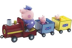 TM TOYS- Train Peppas avec 2 pendentifs, 5034, Multicolore