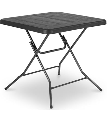 Table de jardin ovale en bois d'eucalyptus - 120 x 70 x 73 cm - Table pliante en bois huilé - Pour balcon, bistrot, brasserie