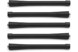 SUNDELY® Antena de látigo para Motorola Radio CP040 GP300 GP320 GP328 GP340 GP344 GP380 GP388 GP680 Walkie Talkie VHF 136-174MHz 6inch / 15cm (5 piezas)