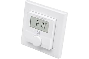 Homematic IP Smart Home 143159A0 Termostat Ścienny z Czujnikiem Wilgotności Powietrza, Biały