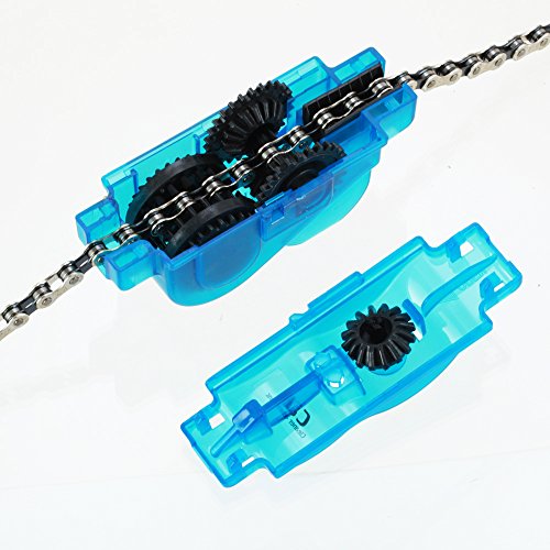 Witasm Fahrrad Kettenreinigungsgerät mit Ritzelbürste Fahrrad Kettenreiniger Set für Zahnkranz und Kettenreinigung Cycling Bike Bicycle Chain Cleaner - 2