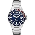 Emporio Armani Men's Three-Hand Date, Stainless Steel Watch, 42mm case size