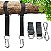Produktbild Aibesser 1 Paar Swing Hanging Gurt Kit Befestigungsset Schaukel Befestigung für Hängematten Aufhängungsset für Schaukeln an Bäumen Befestigungsset Hängematte 2 x 150CM aus Beste Polyester Fiber