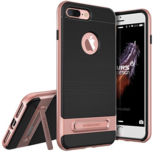 VRS Design Funda iPhone 7 Plus Funda Silicona Protectora Oro Rosa Flexible TPU Protecci n de Grado Militar Carcasa Choque Absorci n Kickstand High Pro Shield para Apple iPhone 7 Plus 2016 VRS Design Funda iPhone 7 Plus Funda Silicona Protectora Oro Rosa Flexible TPU Protecci n de Grado Militar Carcasa Choque Absorci n Kickstand High Pro Shield para Apple iPhone 7 Plus 2016