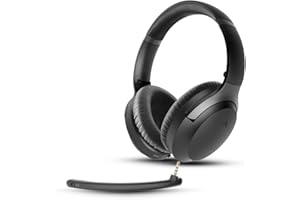 Avantalk Aria 3 - Casque Bluetooth 5.3 Le Audio avec Micro Antibruit Amovible pour appels Clairs & Musique, Casque sans Fil 55 H avec Sidetone pour PC et téléphone
