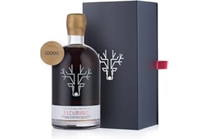 Escuminac Sirop d’Érable. Format 500 ml Vieilli en Fût de Cognac Boitier Cadeau. Certifié Biologique. Embouteillé au Domaine.