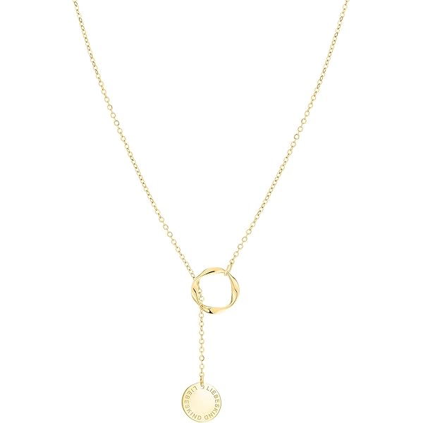 Liebeskind Berlin LJ 1484 E 26 creolen IP roségoud 3,0 cm, roestvrij