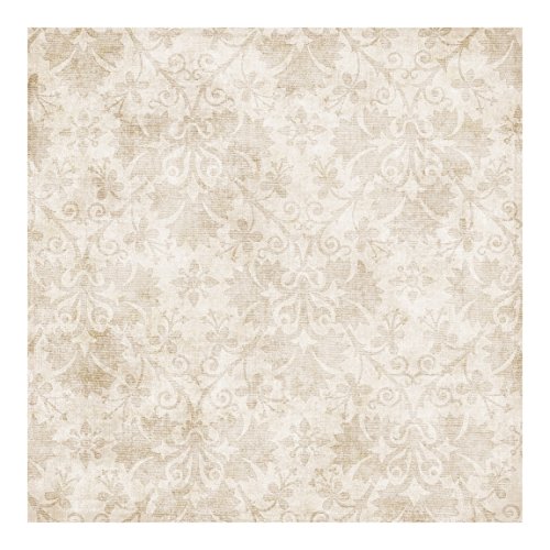 Apalis Vliestapete Antiker Damast Fototapete Quadrat | Vlies Tapete Wandtapete Wandbild Foto 3D Fototapete für Schlafzimmer Wohnzimmer Küche | Größe: 240×240 cm, beige, 97486 - 2